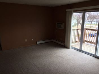 Living room with balcony